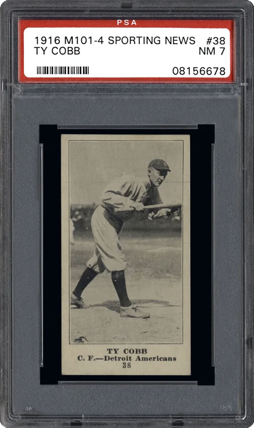 1916 m101-4 sporting news ty cobb