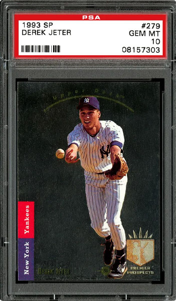 1993 sp derek jeter rookie card psa-10