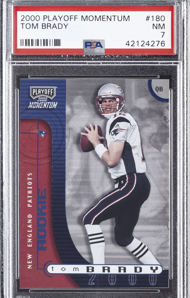 2000 playoff momentum tom brady rookie rc